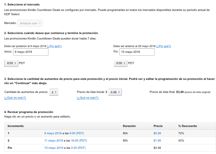 kindle countdown deal